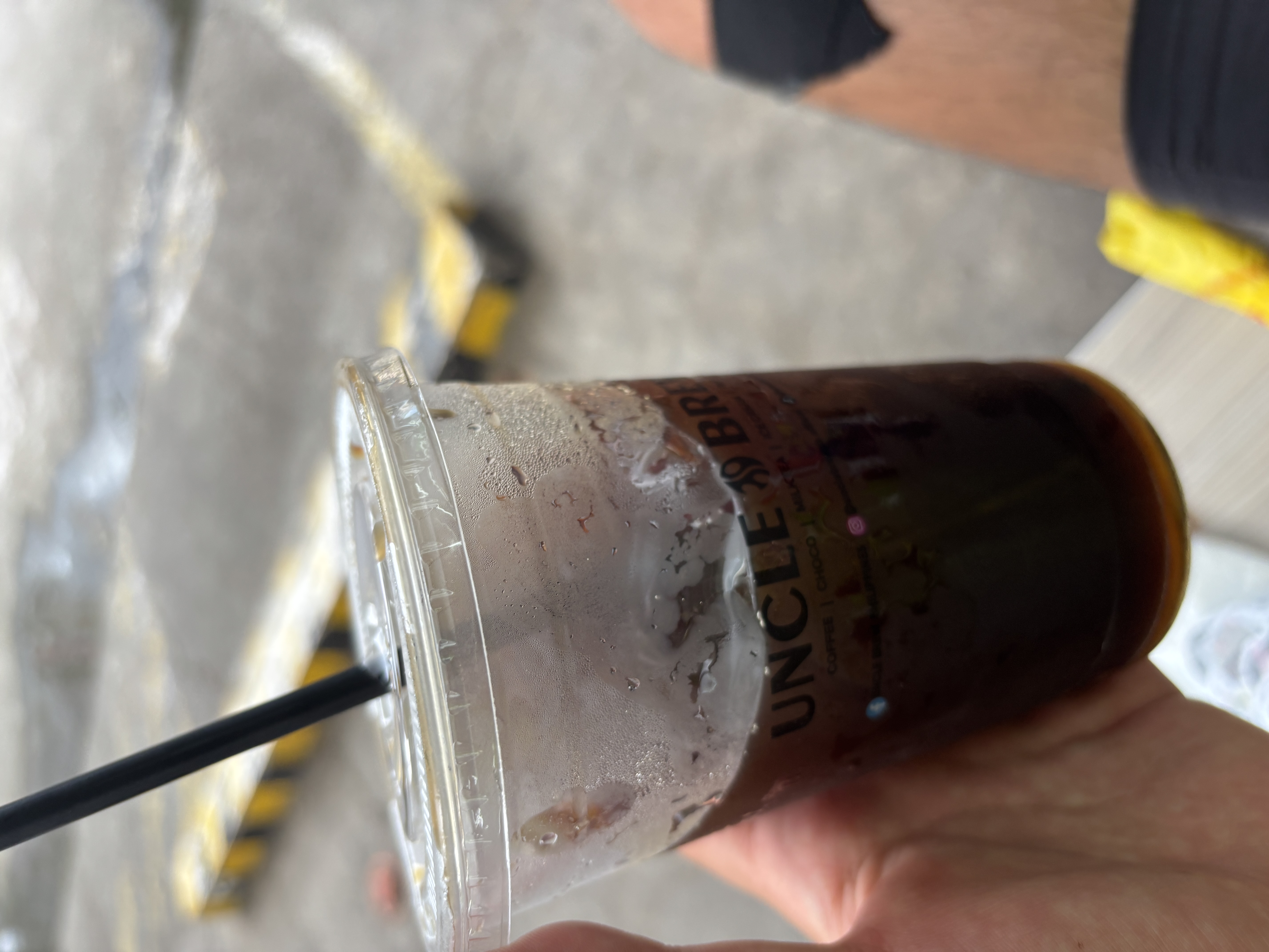Iced Americano at a recommended coffee shop in Cebu — shockingly bad