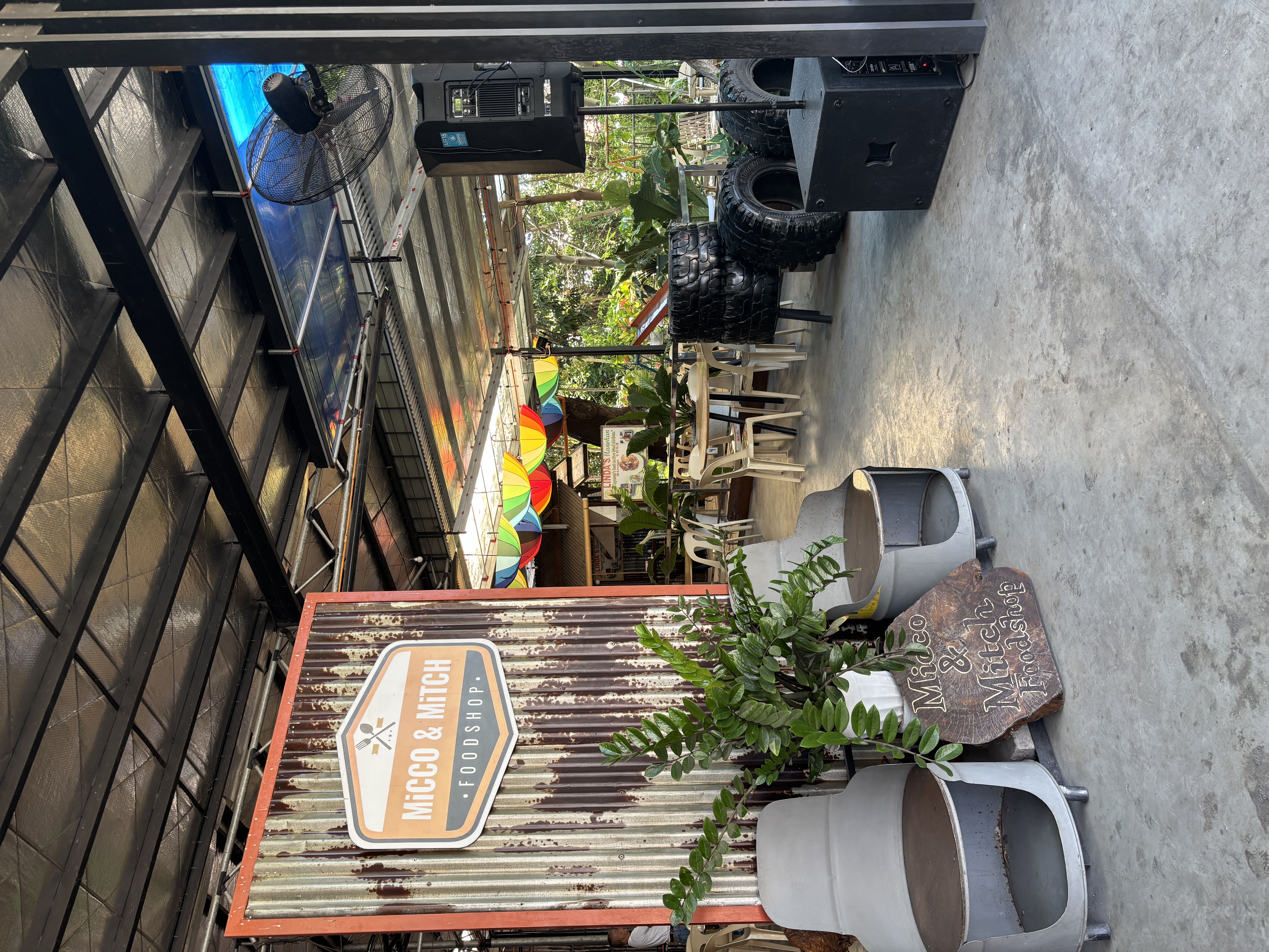 A local coffee shop spotted along the road
