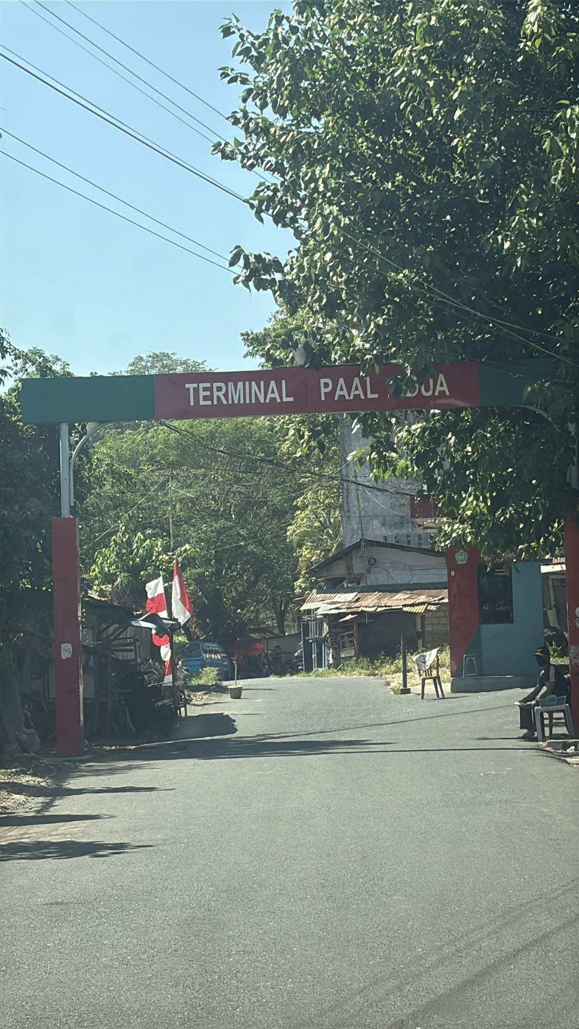Terminal Paal Dua, where I switched to a shared mikrolet bus