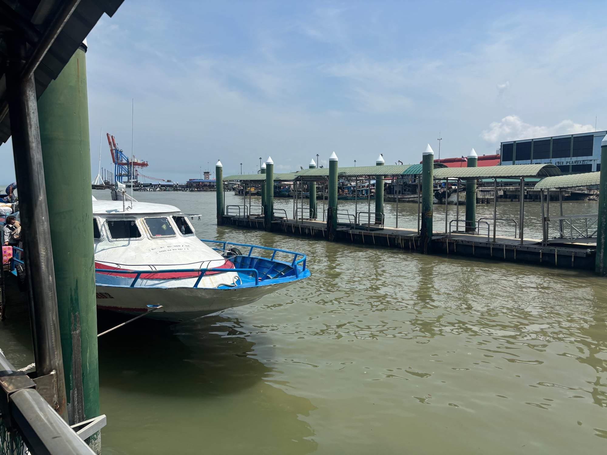 The ferry boat departing Tawau for Nunukan