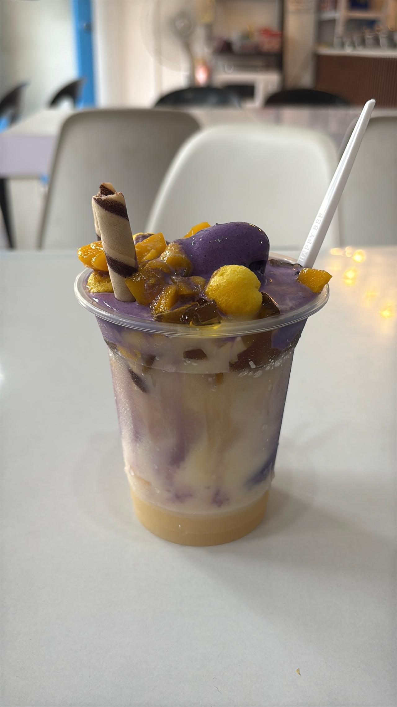 A bowl of Halo-Halo, a classic Filipino dessert