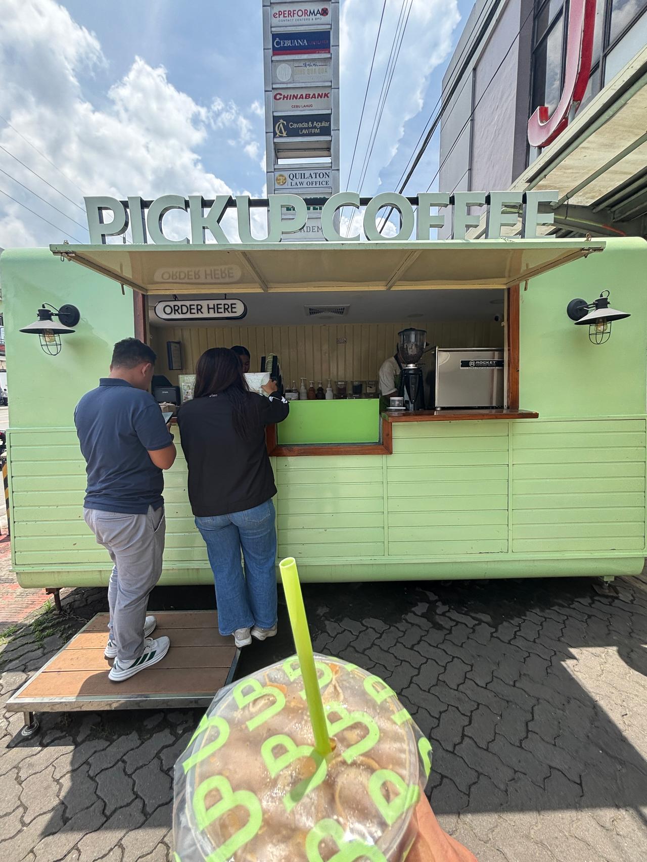 A café that treated me before I started riding toward Tops