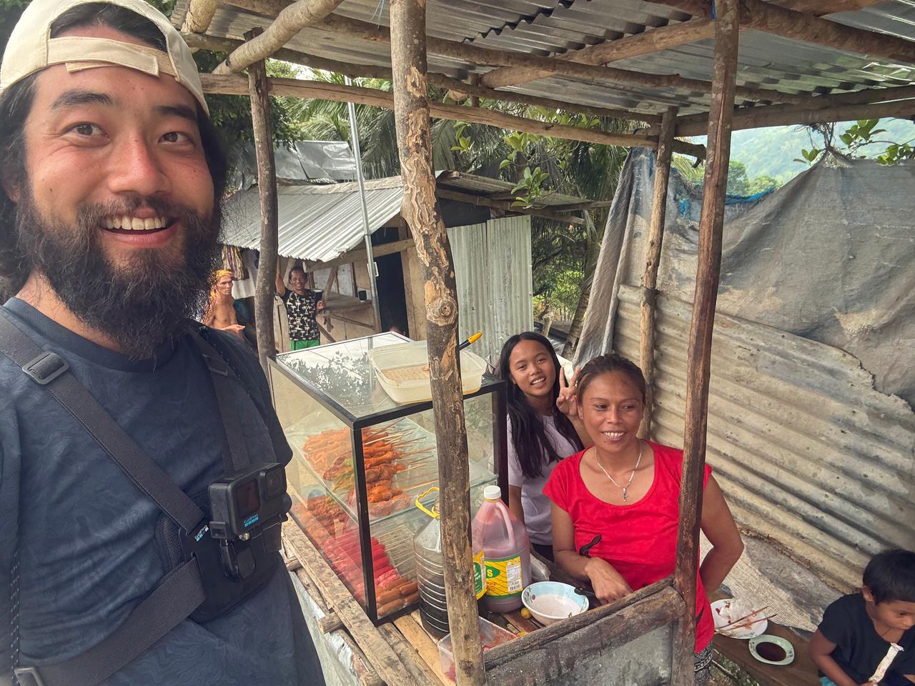 Lunch at a local carinderia food stall