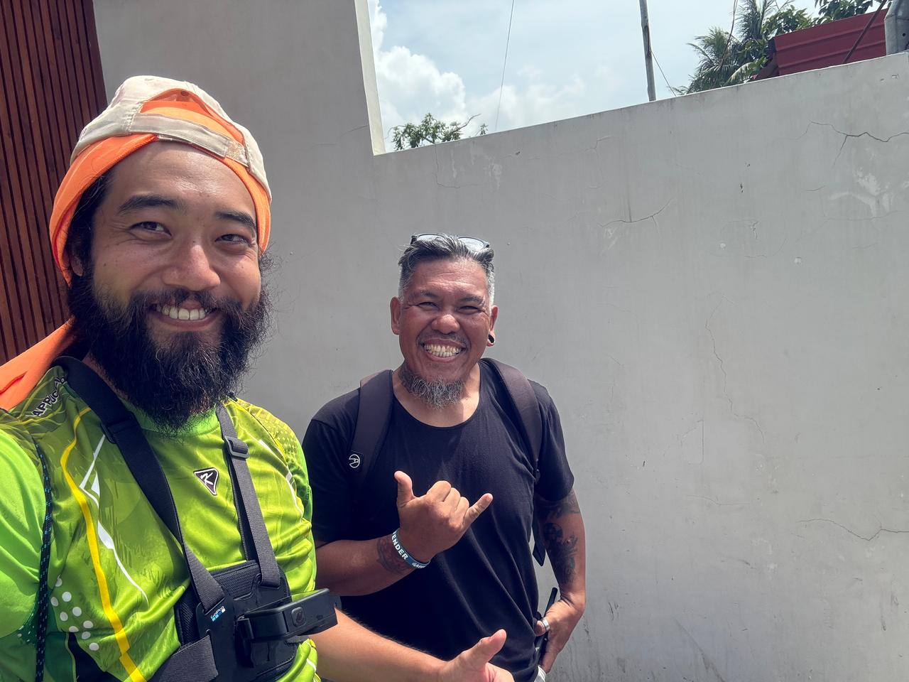 A kind local man who stopped to chat and treated me to a meal