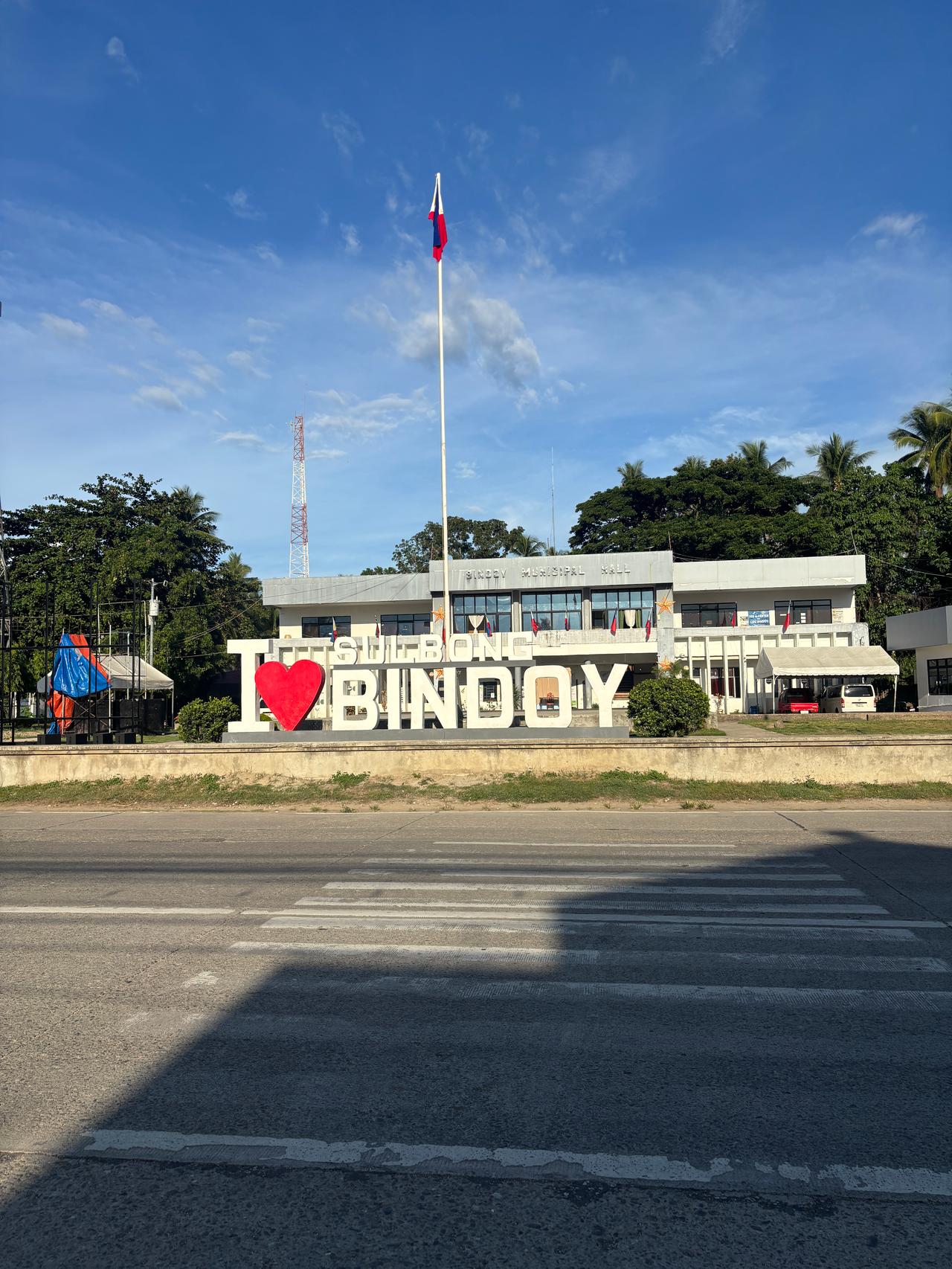 Welcome signboard upon arriving at Bindoy