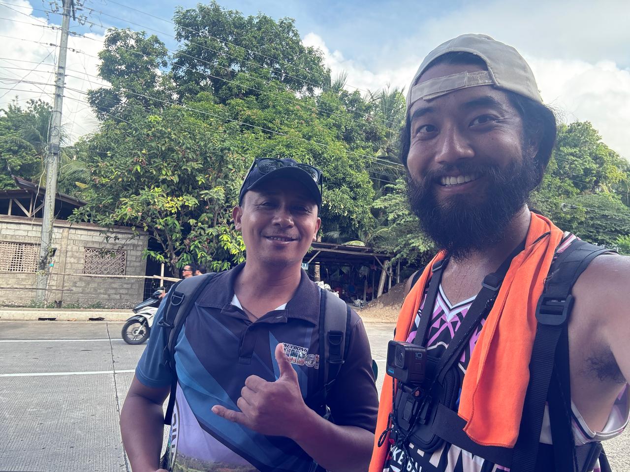 A local encountered at the very start of the morning ride
