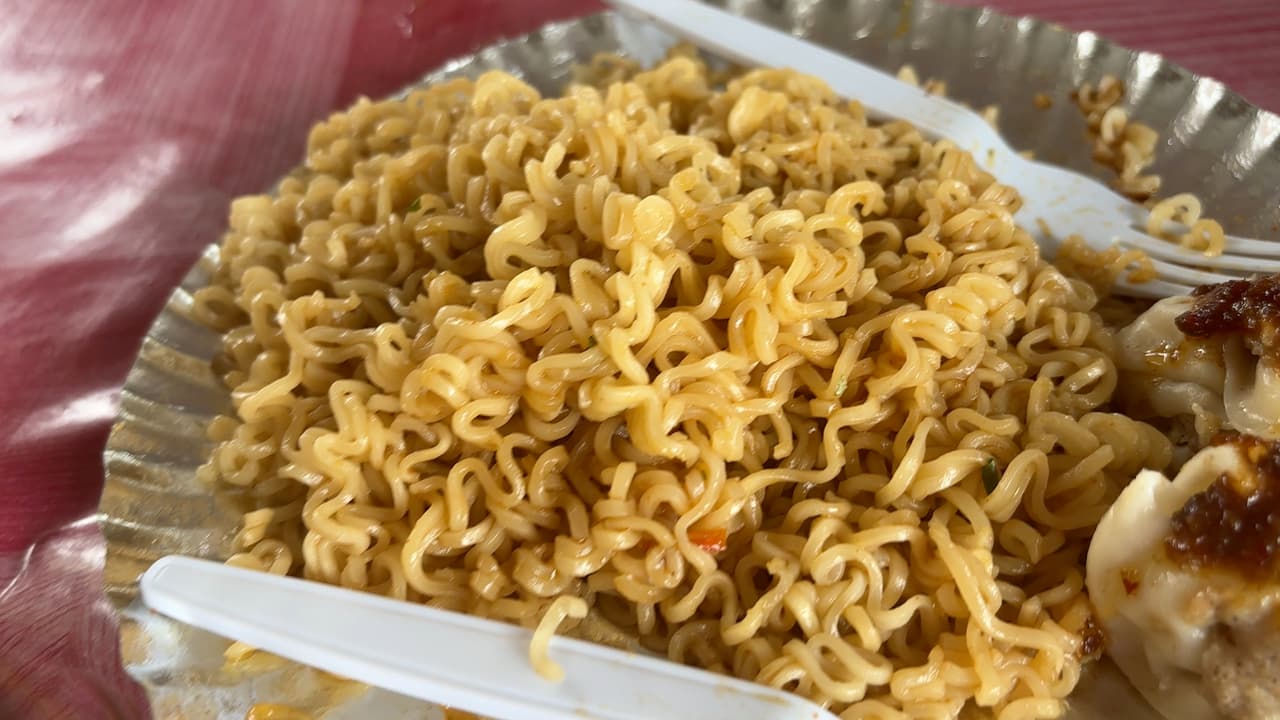 Lunch at a sari-sari store by the sea