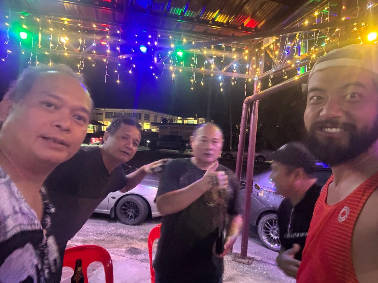 A karaoke night out with new local friends