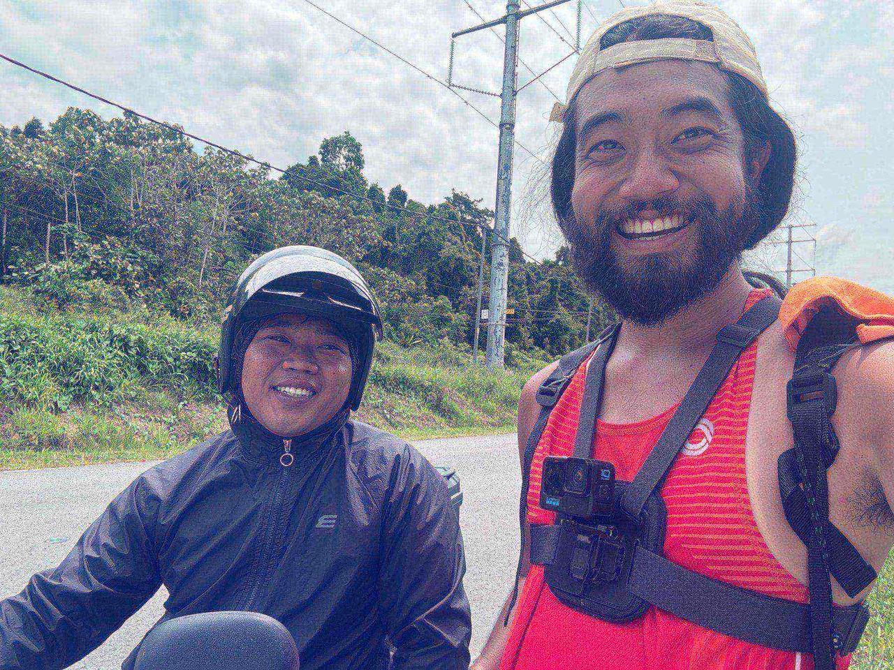 Another friendly face along the road who stopped to help