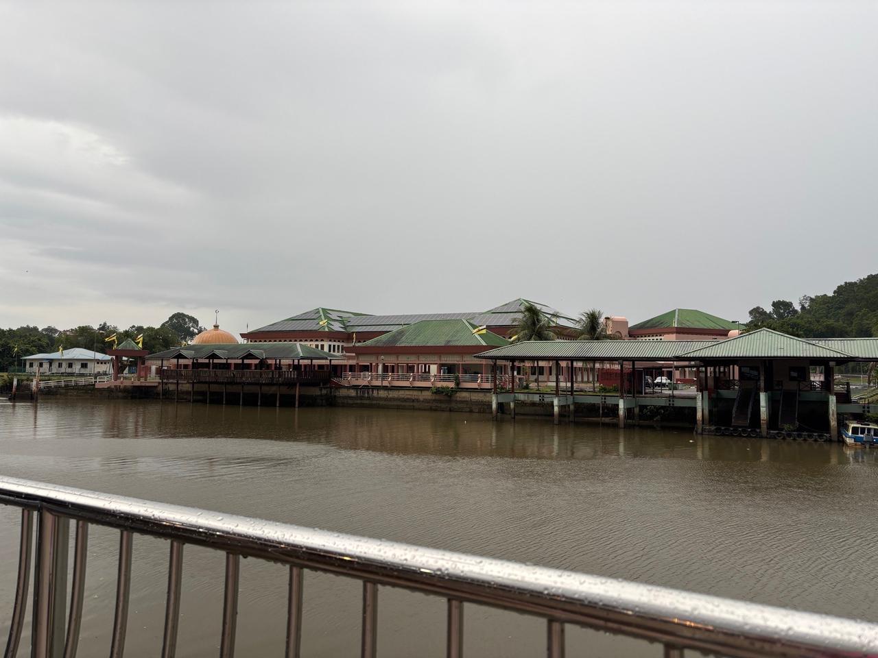 The riverside buildings of Bangar, Temburong, Brunei